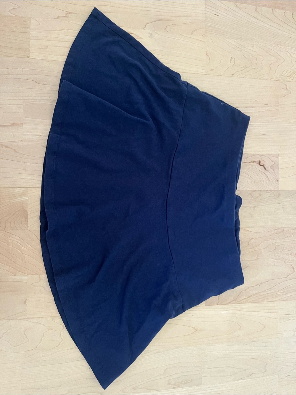 Divided navy blue  High-Waist Mini Skirt